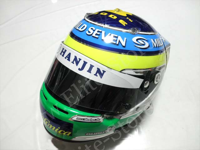Giancarlo Fisichella 2005 Renault Test Used Helmet